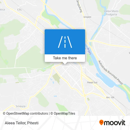 Aleea Teilor map