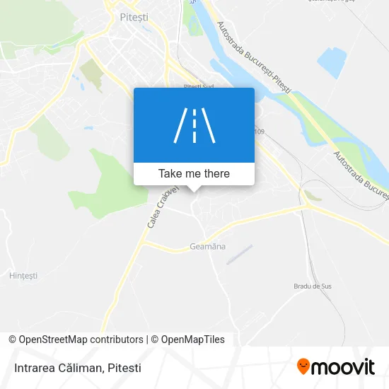 Intrarea Căliman map