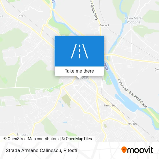 Strada Armand Călinescu map