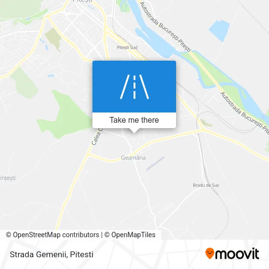 Strada Gemenii map