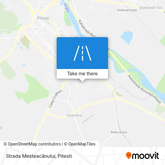 Strada Mesteacănului map