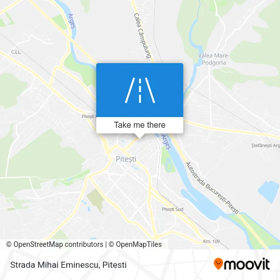 Strada Mihai Eminescu map