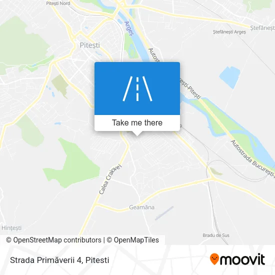 Strada Primăverii 4 map