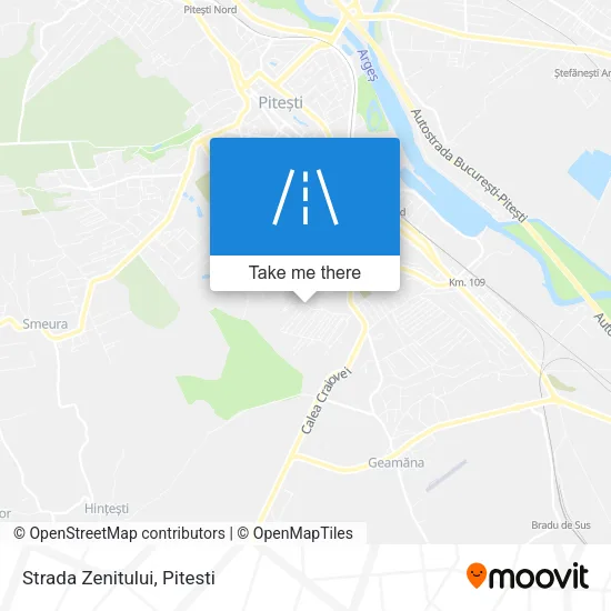 Strada Zenitului map