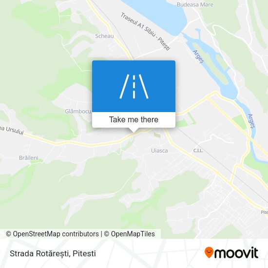 Strada Rotărești map