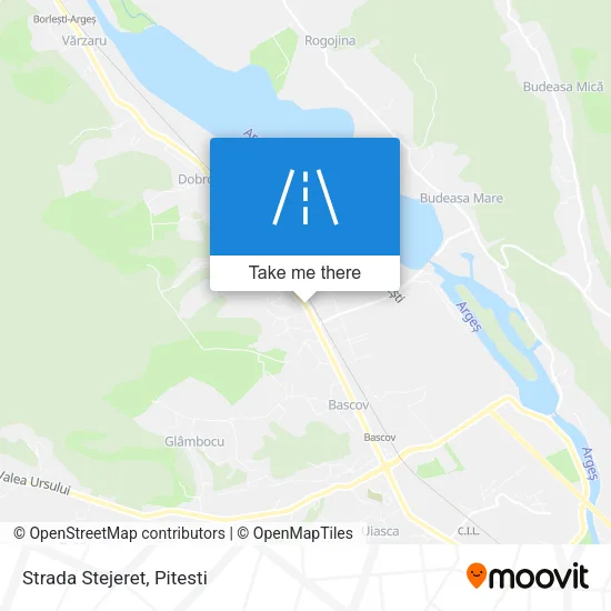 Strada Stejeret map