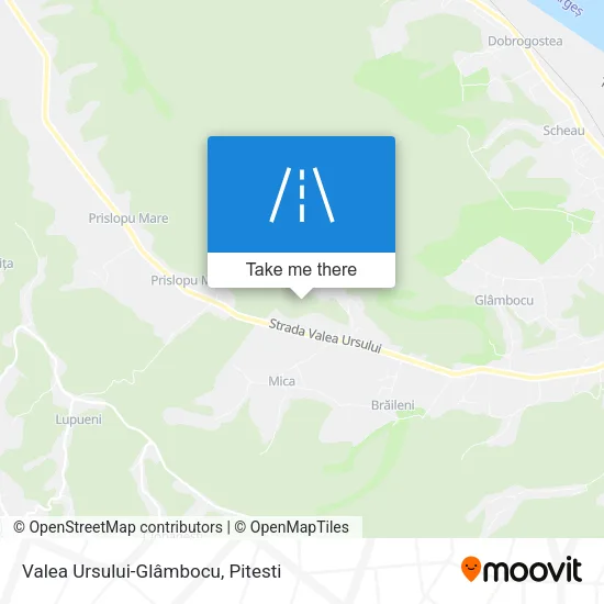 Valea Ursului-Glâmbocu map