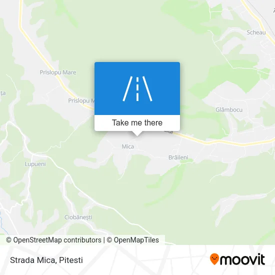Strada Mica map