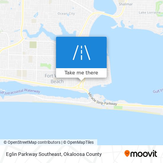 Eglin Parkway Southeast map