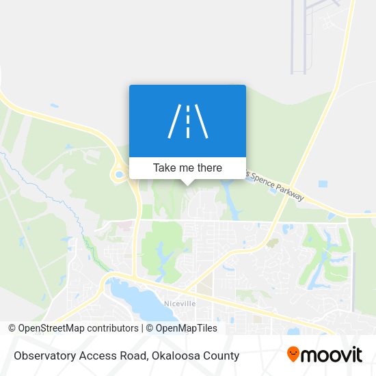 Mapa de Observatory Access Road