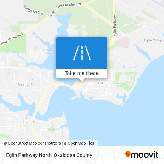 Eglin Parkway North map