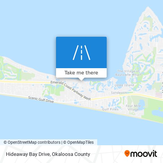 Hideaway Bay Drive map