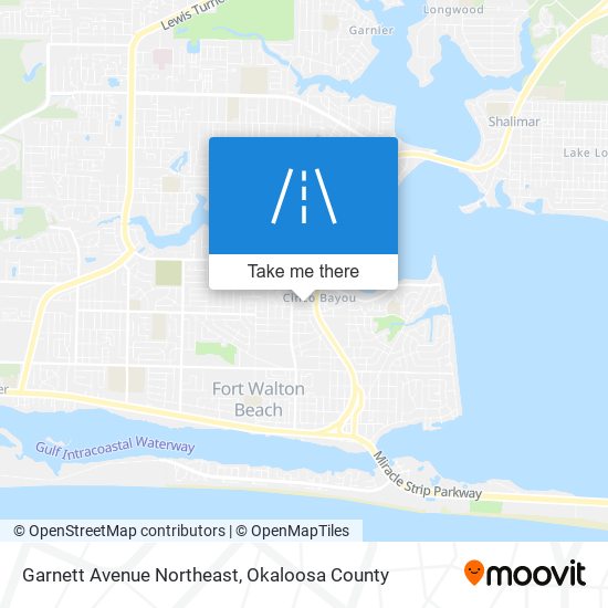 Garnett Avenue Northeast map