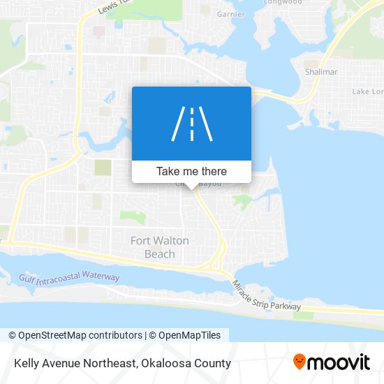 Mapa de Kelly Avenue Northeast