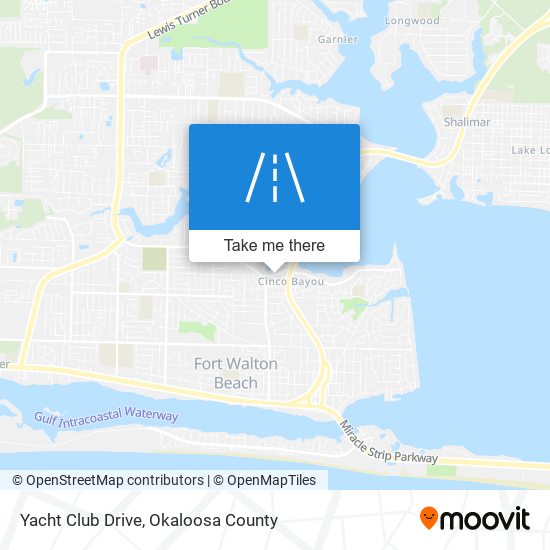 Yacht Club Drive map