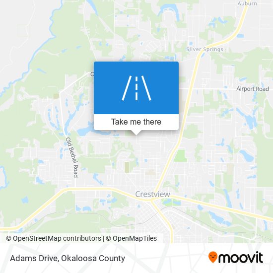 Adams Drive map