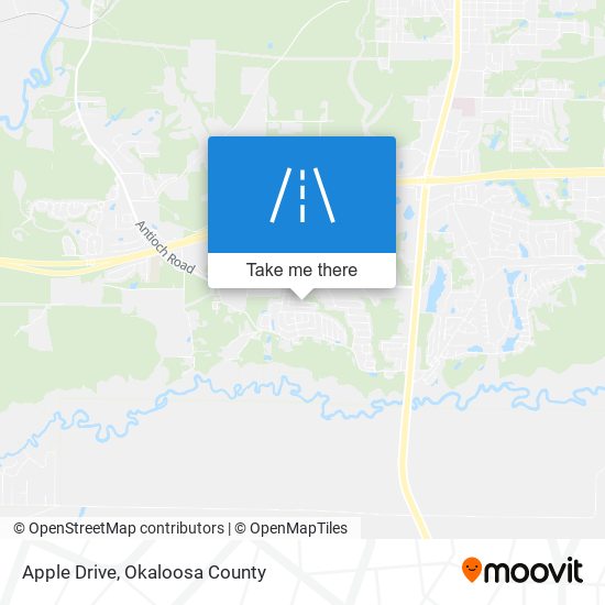 Apple Drive map