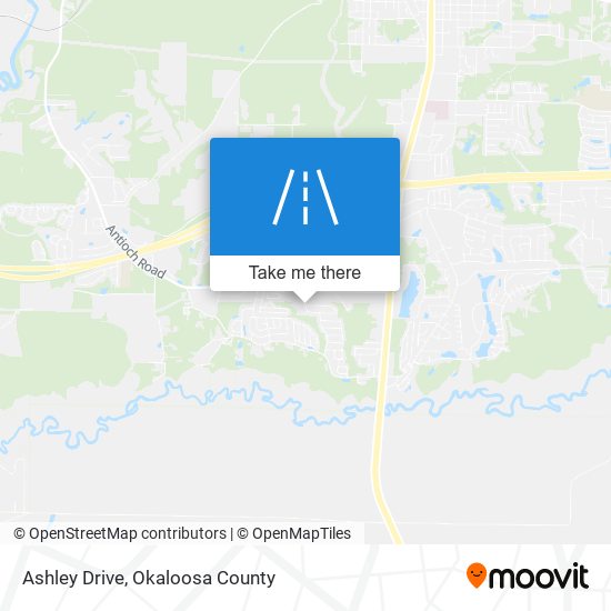 Ashley Drive map