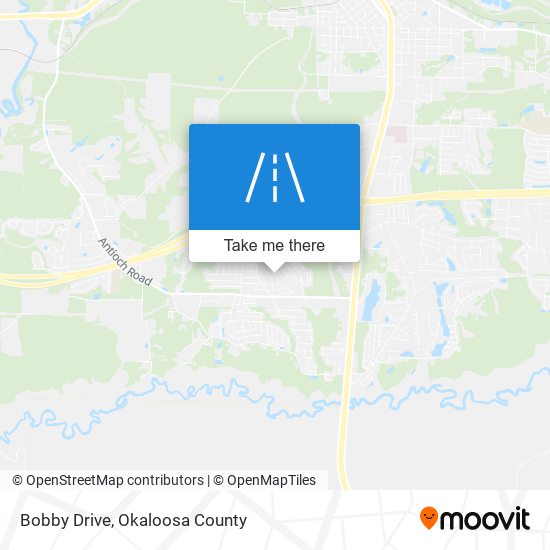 Bobby Drive map