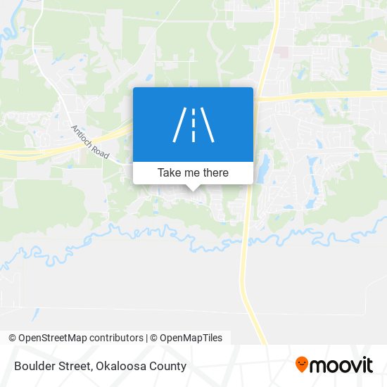 Boulder Street map