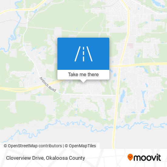 Cloverview Drive map