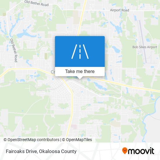 Fairoaks Drive map