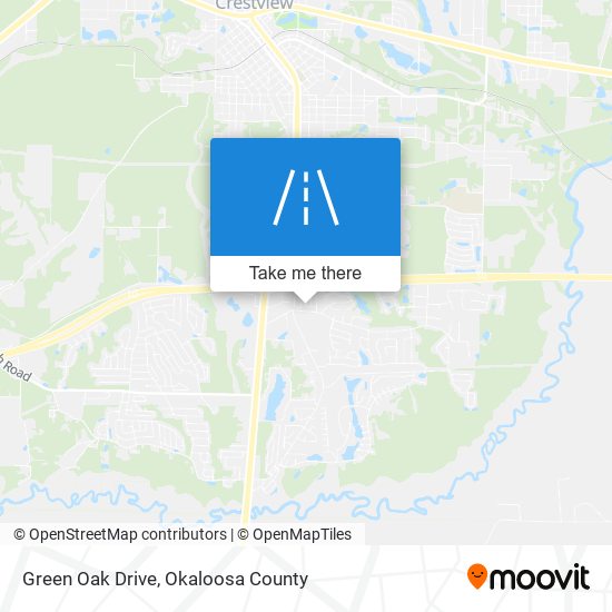 Mapa de Green Oak Drive
