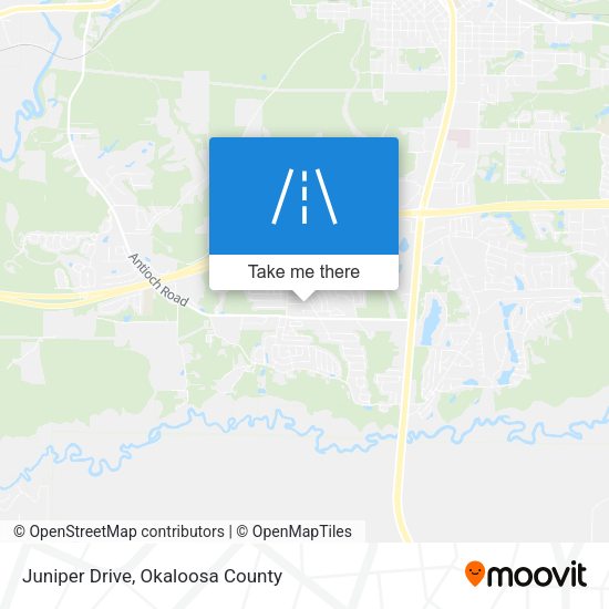 Juniper Drive map