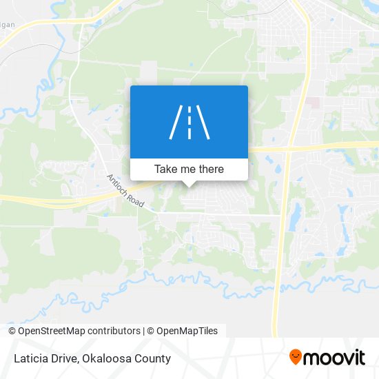 Laticia Drive map