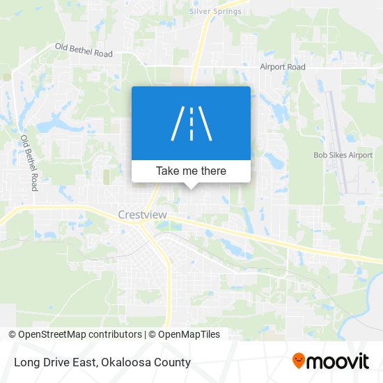 Long Drive East map