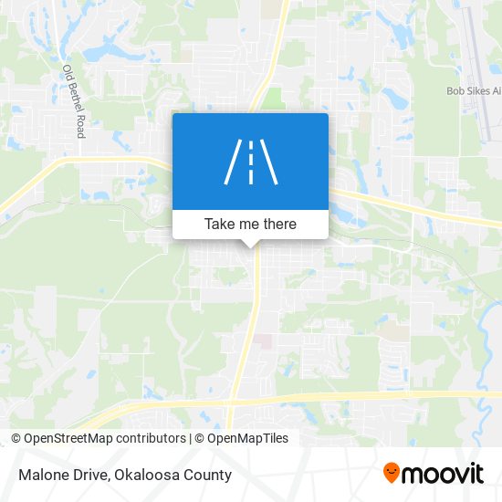 Malone Drive map
