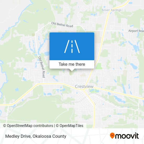Medley Drive map