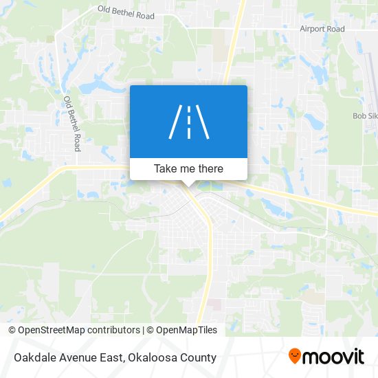 Oakdale Avenue East map