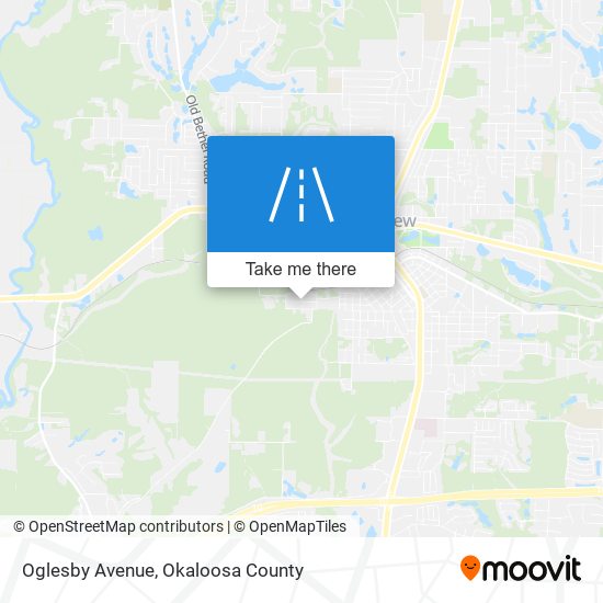 Oglesby Avenue map