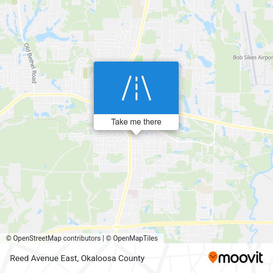 Reed Avenue East map