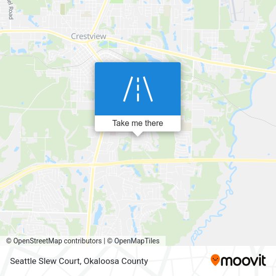 Seattle Slew Court map