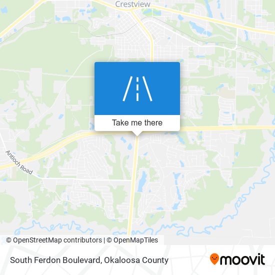 South Ferdon Boulevard map