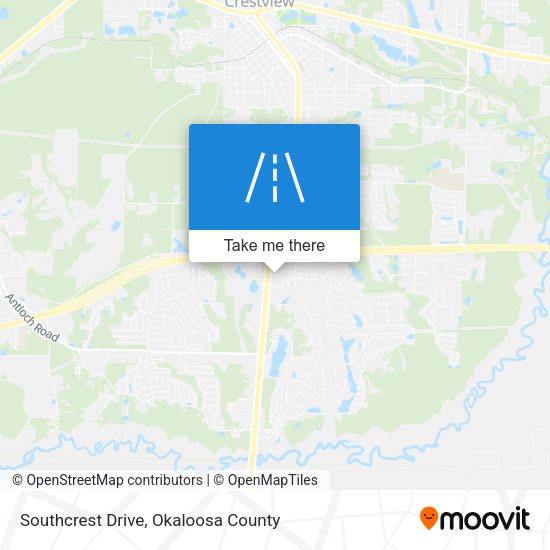 Southcrest Drive map