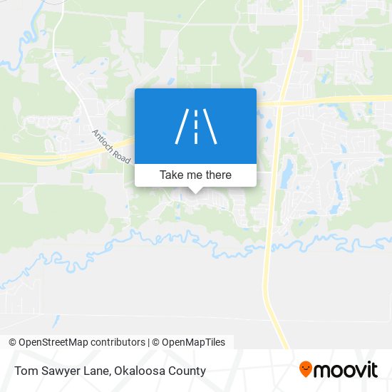 Tom Sawyer Lane map