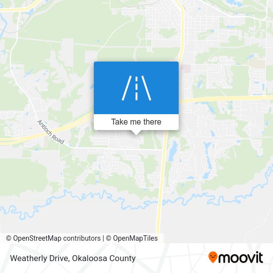 Weatherly Drive map