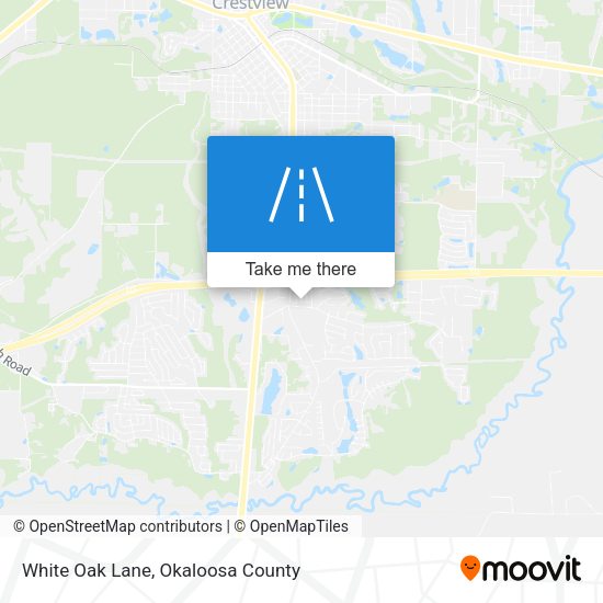 Mapa de White Oak Lane