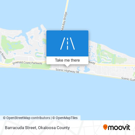 Barracuda Street map