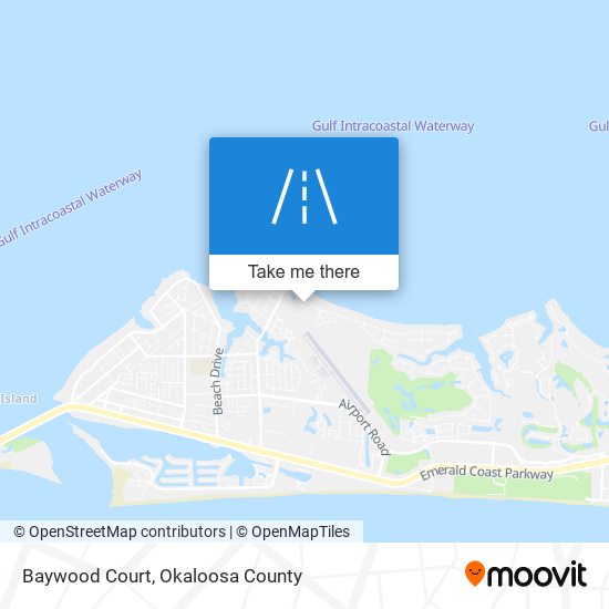 Baywood Court map