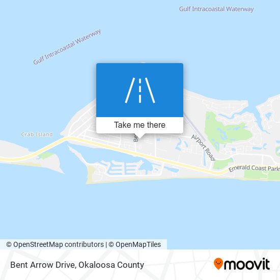 Bent Arrow Drive map