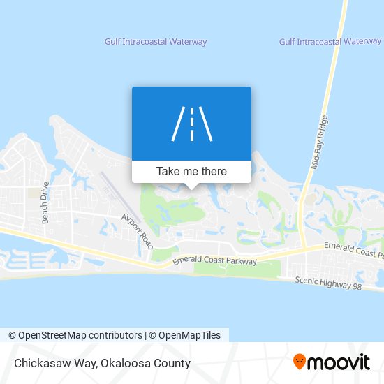 Chickasaw Way map