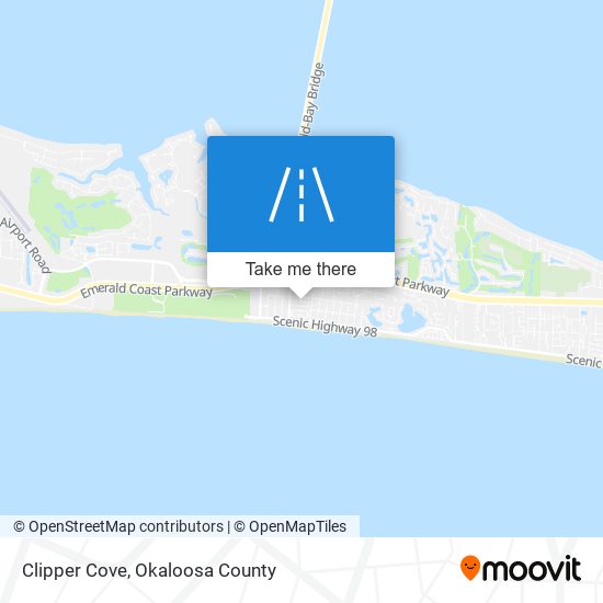 Mapa de Clipper Cove