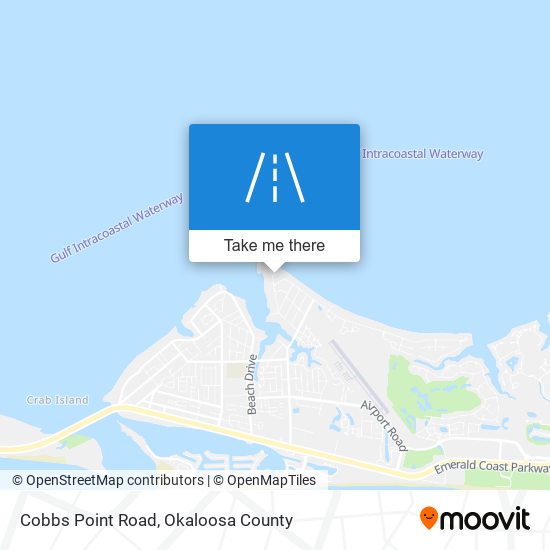 Mapa de Cobbs Point Road