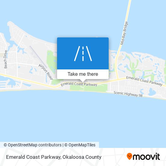 Emerald Coast Parkway map