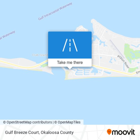 Mapa de Gulf Breeze Court