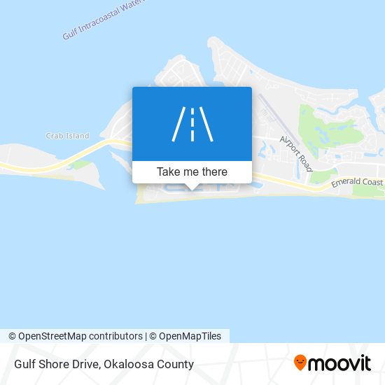 Gulf Shore Drive map